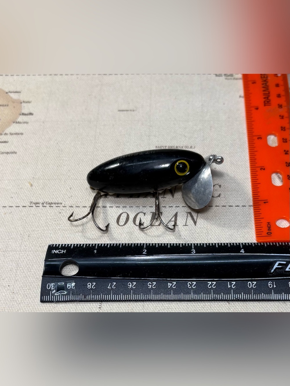 Fred Arbogast•Jitterbug•Topwater•Fishing•Lure•Vintage•1/2oz•2 1/2”•1940-1950’s
